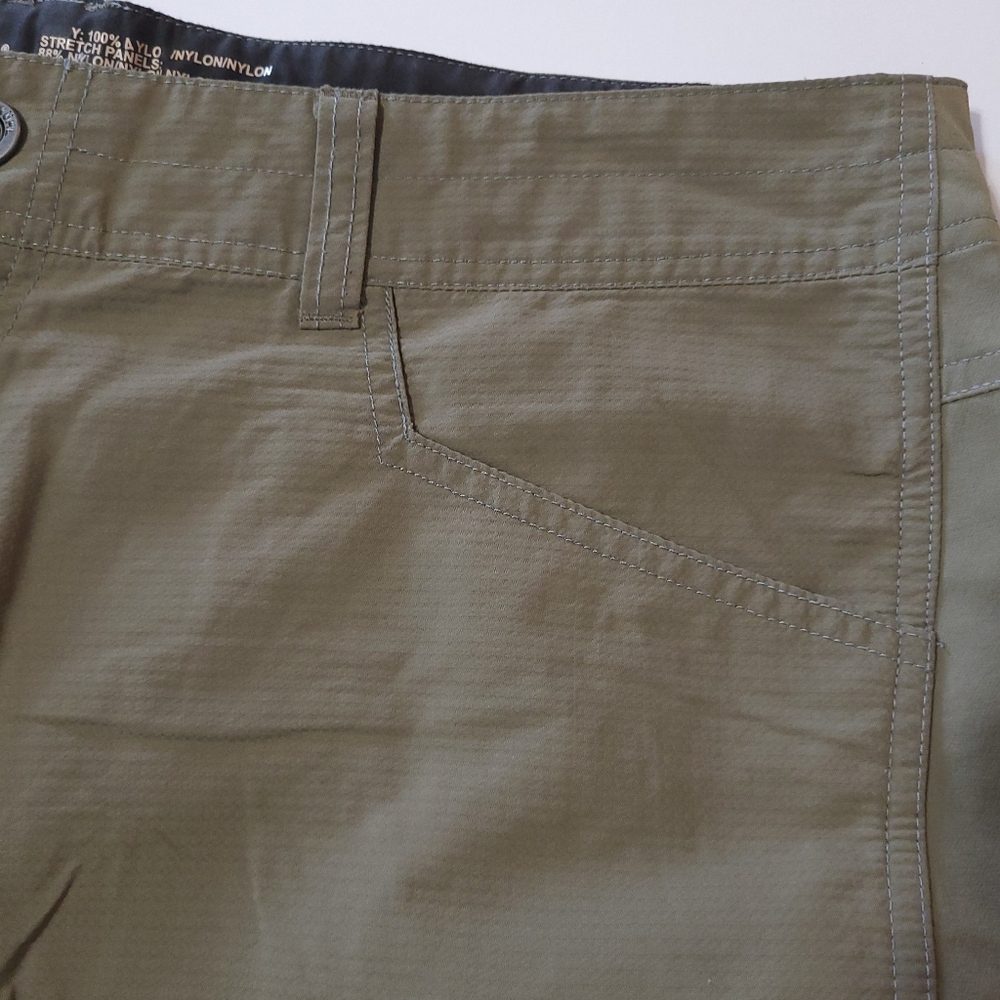 Kuhl Cargo Shorts Nylon Lightweight Hiking Khaki Quick Dry Men's Size 38 - Picture 10 of 12